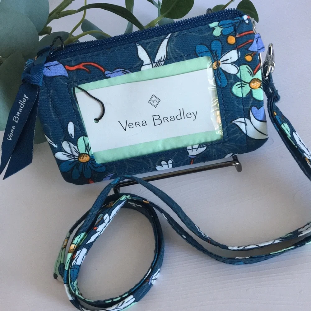 Vera Bradley Zip ID & Lanyard NWT